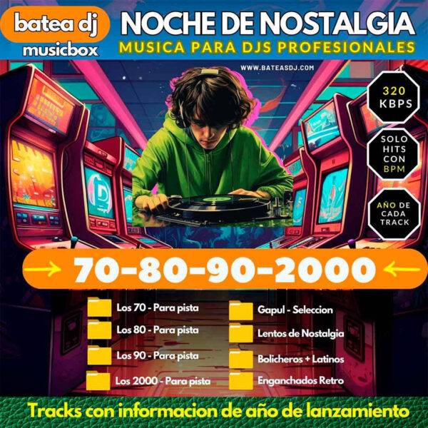 Musicbox Batea Dj - Noche de Nostalgia