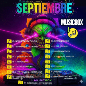 Pack de música para DJs Septiembre 2025 en formato MP3 320kbps - ServicioDJs