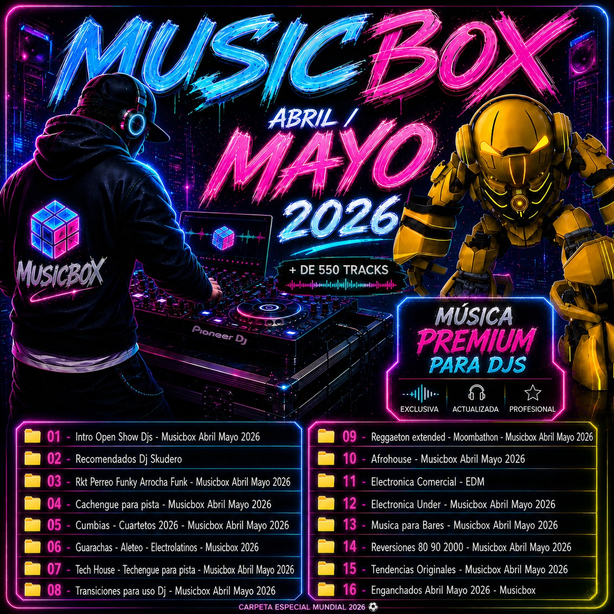 MusicBox Marzo - Mayo 2026